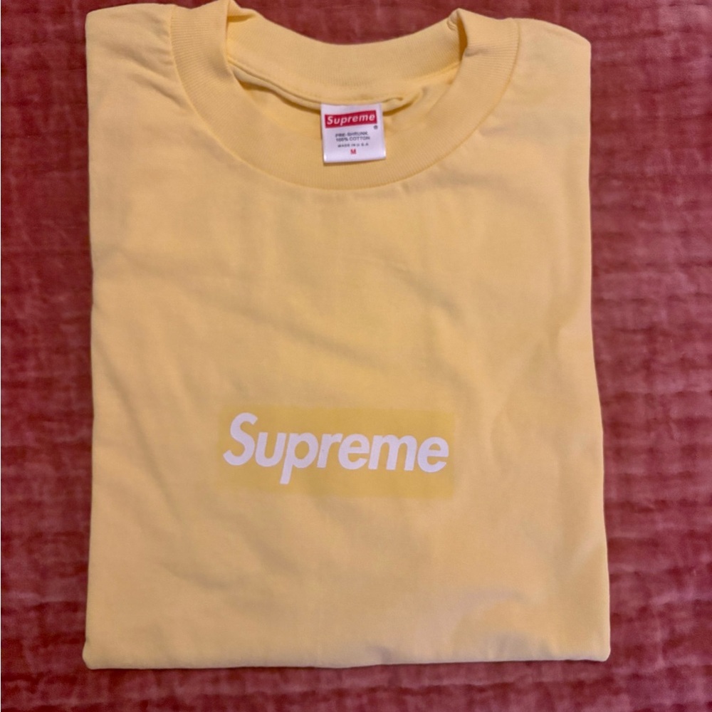 Supreme Soft Yellow Tee
